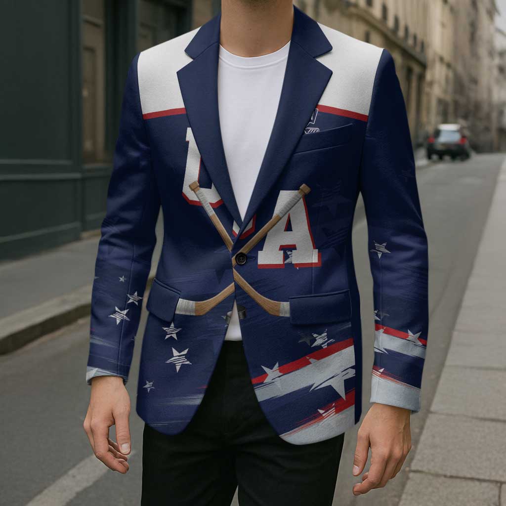 Custom USA Ice Hockey Blazer American Power 2026 Edition