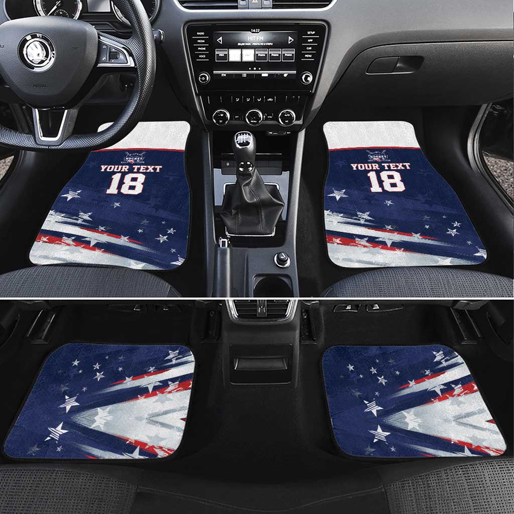 Custom USA Ice Hockey Car Mats American Power 2026 Edition