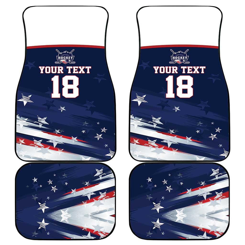 Custom USA Ice Hockey Car Mats American Power 2026 Edition
