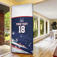 Custom USA Ice Hockey Door Cover American Power 2026 Edition