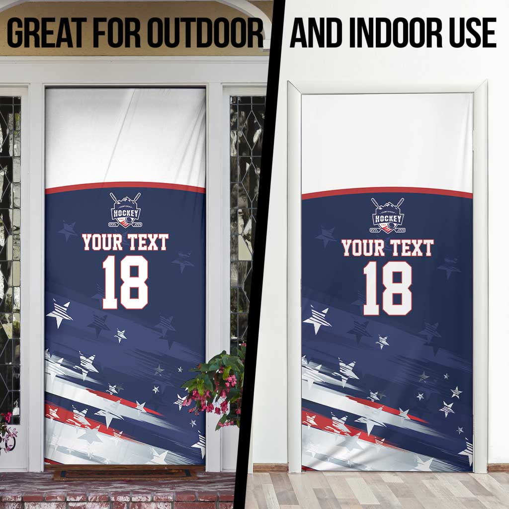 Custom USA Ice Hockey Door Cover American Power 2026 Edition