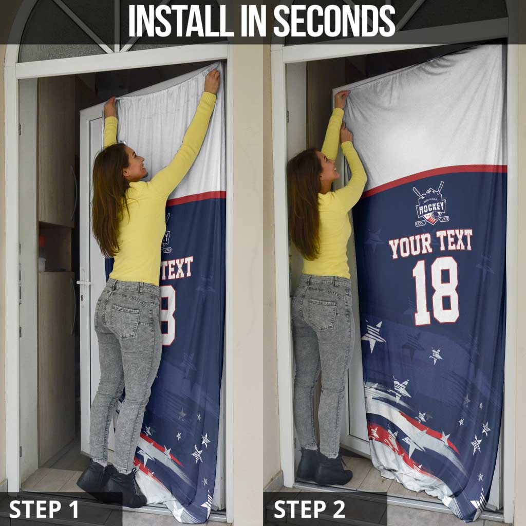 Custom USA Ice Hockey Door Cover American Power 2026 Edition