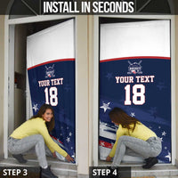 Custom USA Ice Hockey Door Cover American Power 2026 Edition