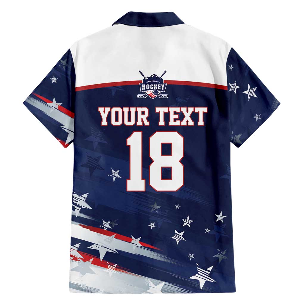 Custom USA Ice Hockey Hawaiian Shirt American Power 2026 Edition