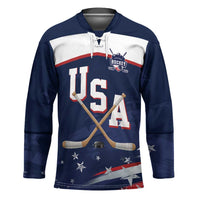 Custom USA Ice Hockey Hockey Jersey American Power 2026 Edition