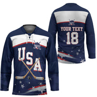 Custom USA Ice Hockey Hockey Jersey American Power 2026 Edition