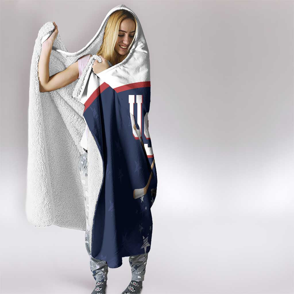 USA Ice Hockey Hooded Blanket American Power 2026 Edition