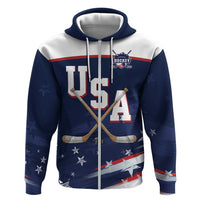 Custom USA Ice Hockey Hoodie American Power 2026 Edition
