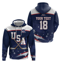Custom USA Ice Hockey Hoodie American Power 2026 Edition