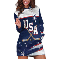 Custom USA Ice Hockey Hoodie Dress American Power 2026 Edition