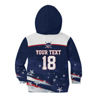 Custom USA Ice Hockey Kid Hoodie American Power 2026 Edition