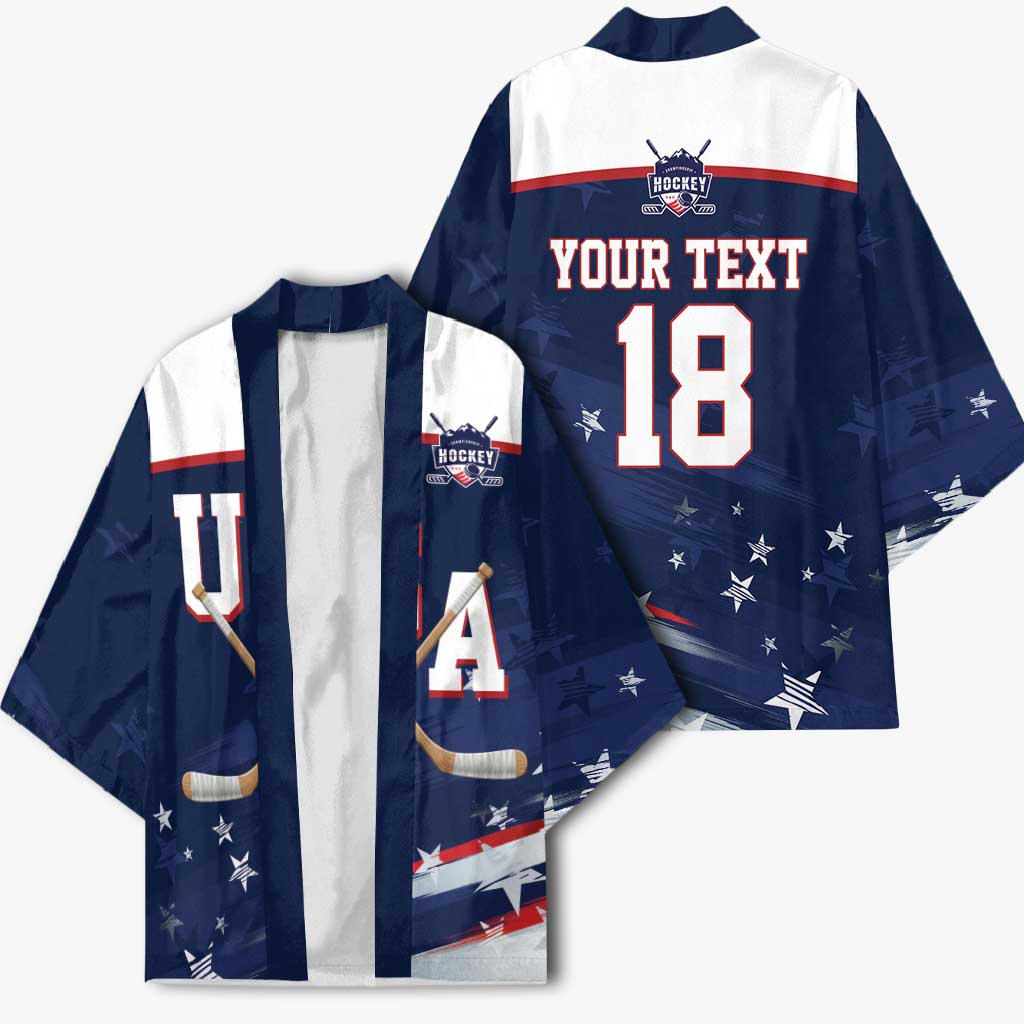 Custom USA Ice Hockey Kimono American Power 2026 Edition