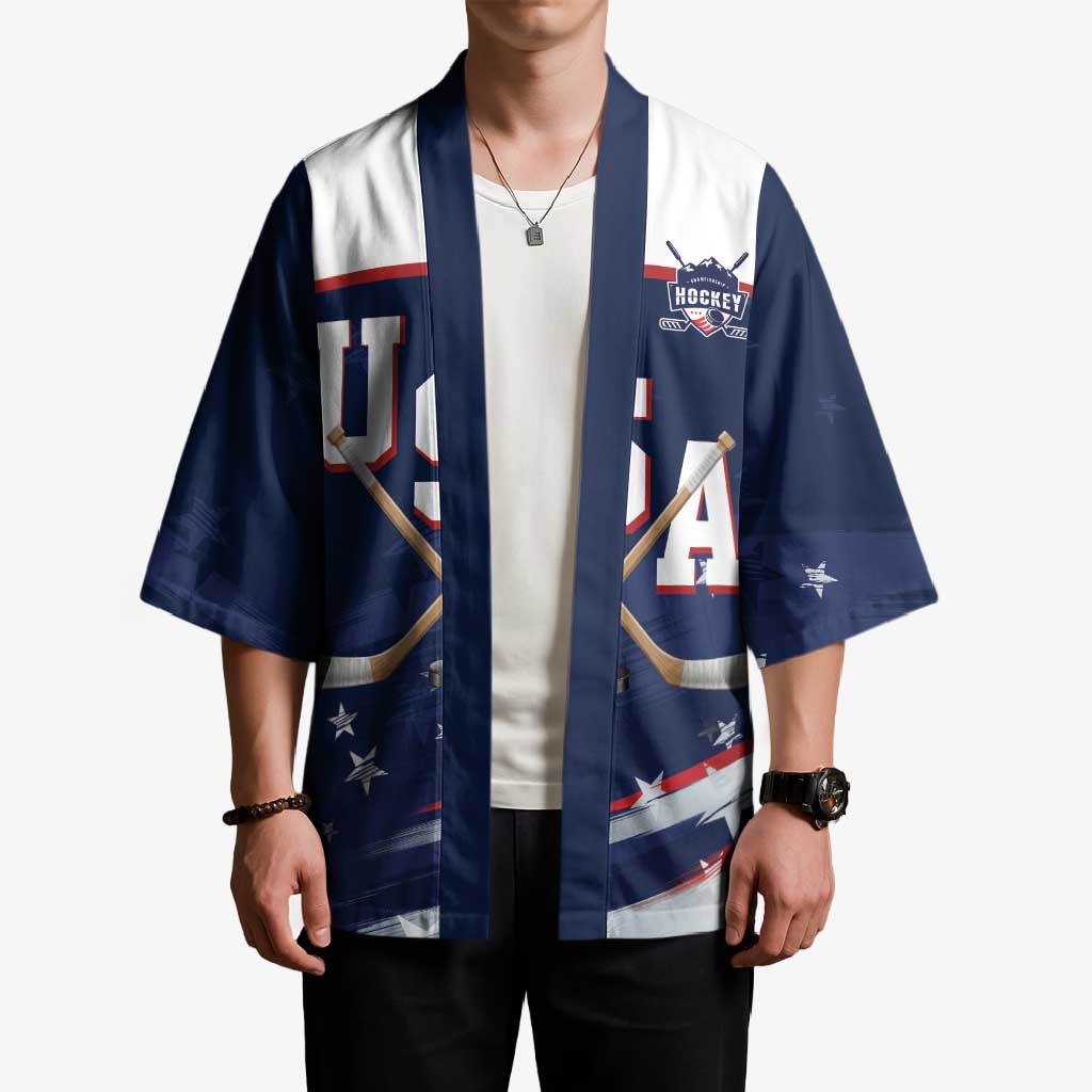 Custom USA Ice Hockey Kimono American Power 2026 Edition