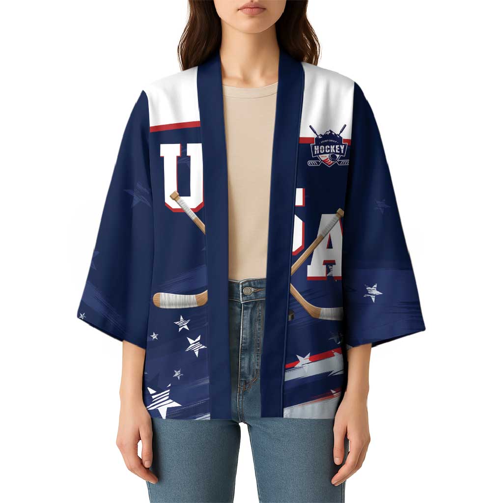 Custom USA Ice Hockey Kimono American Power 2026 Edition
