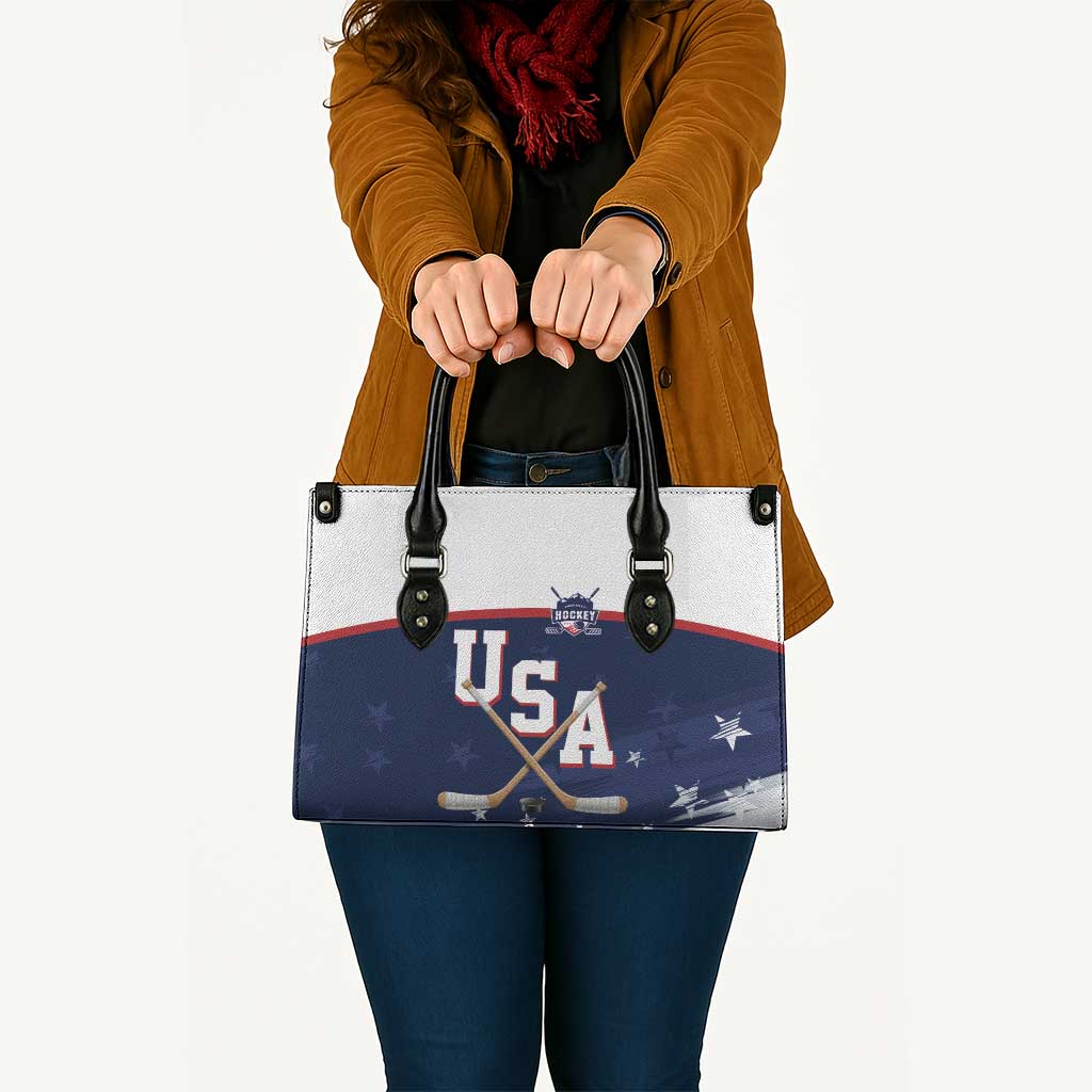 USA Ice Hockey Leather Bag American Power 2026 Edition