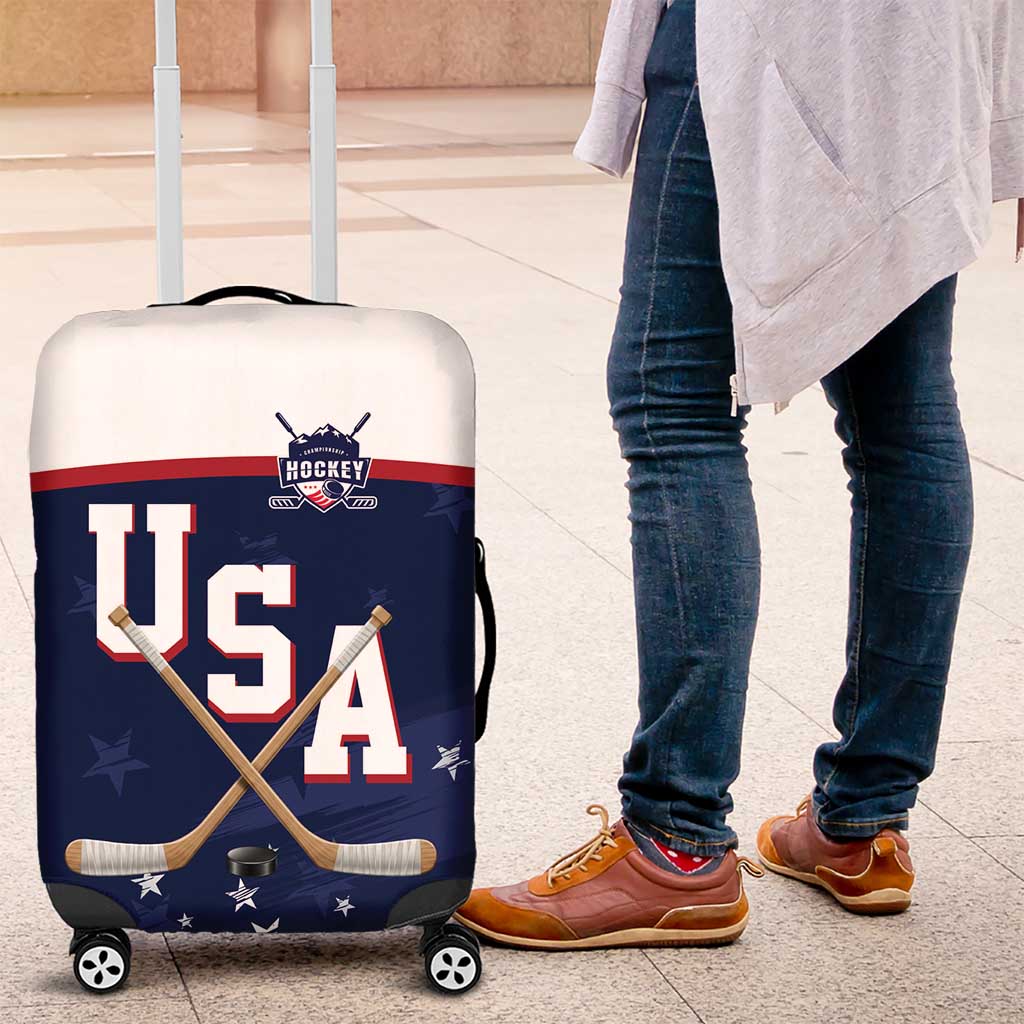 USA Ice Hockey Luggage Cover American Power 2026 Edition