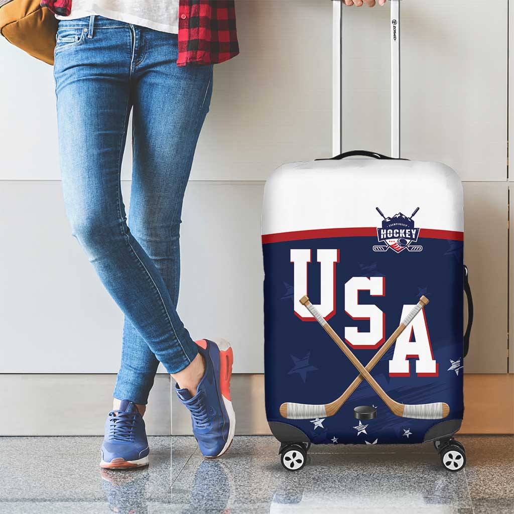 USA Ice Hockey Luggage Cover American Power 2026 Edition