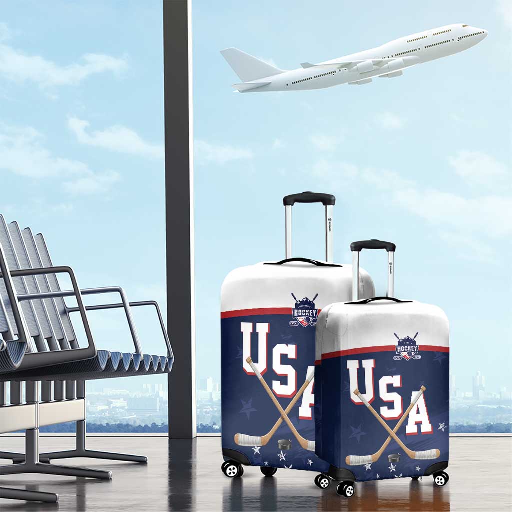 USA Ice Hockey Luggage Cover American Power 2026 Edition