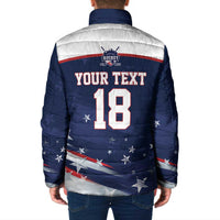 Custom USA Ice Hockey Padded Jacket American Power 2026 Edition
