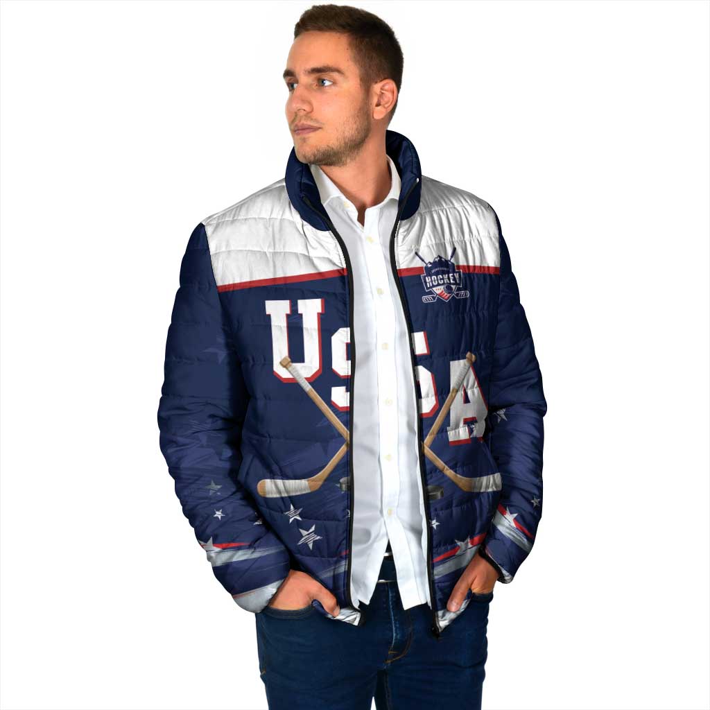Custom USA Ice Hockey Padded Jacket American Power 2026 Edition
