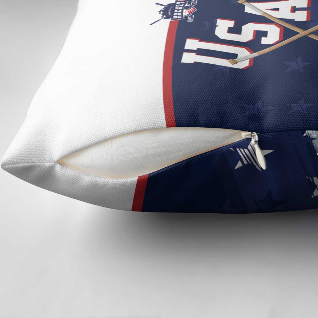 USA Ice Hockey Pillow Cover American Power 2026 Edition