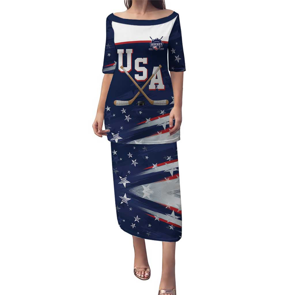 Custom USA Ice Hockey Puletasi American Power 2026 Edition