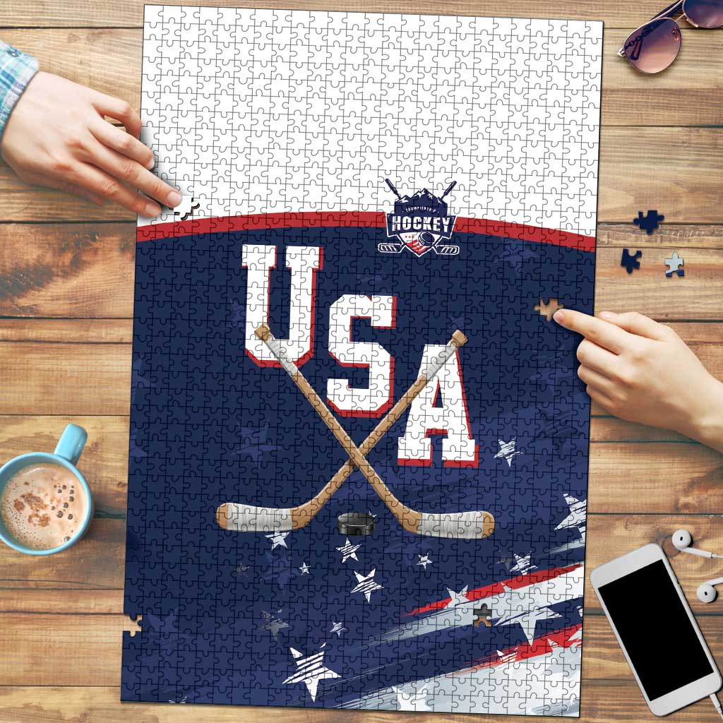 USA Ice Hockey Puzzle American Power 2026 Edition