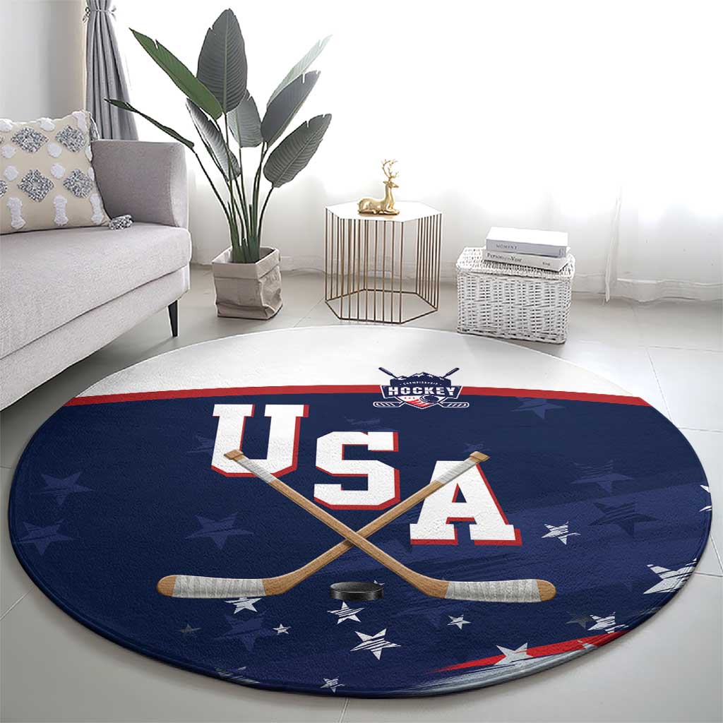 USA Ice Hockey Round Carpet American Power 2026 Edition