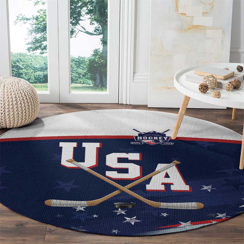 USA Ice Hockey Round Carpet American Power 2026 Edition