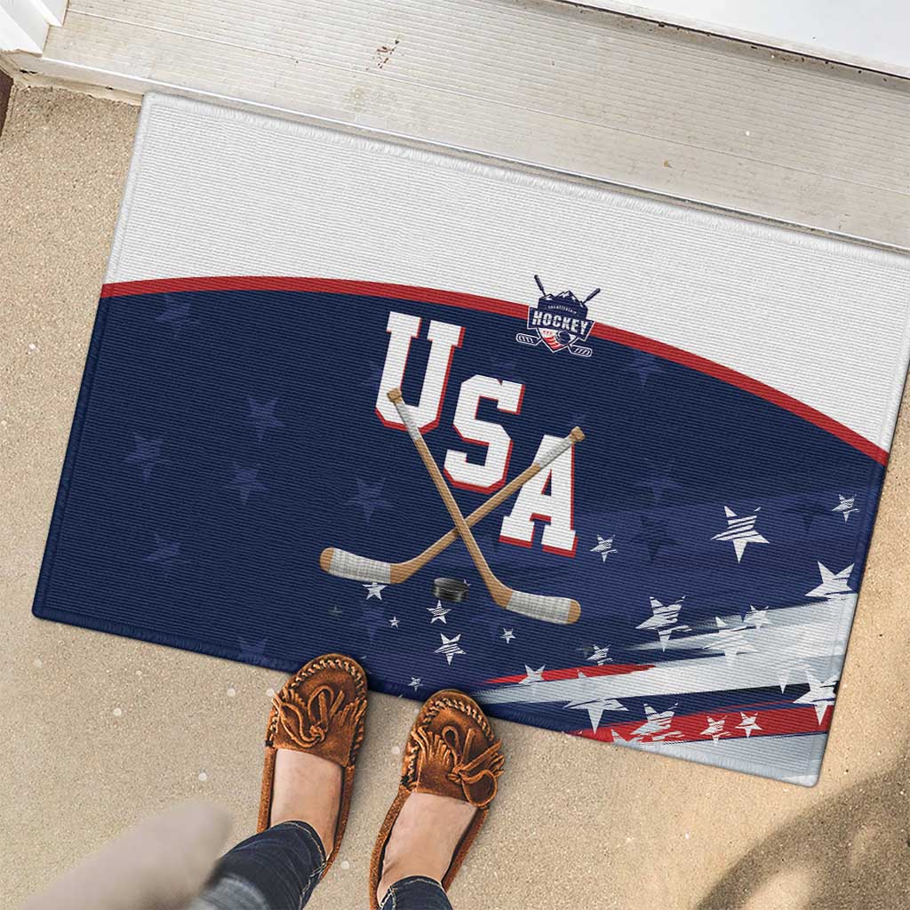 USA Ice Hockey Rubber Doormat American Power 2026 Edition