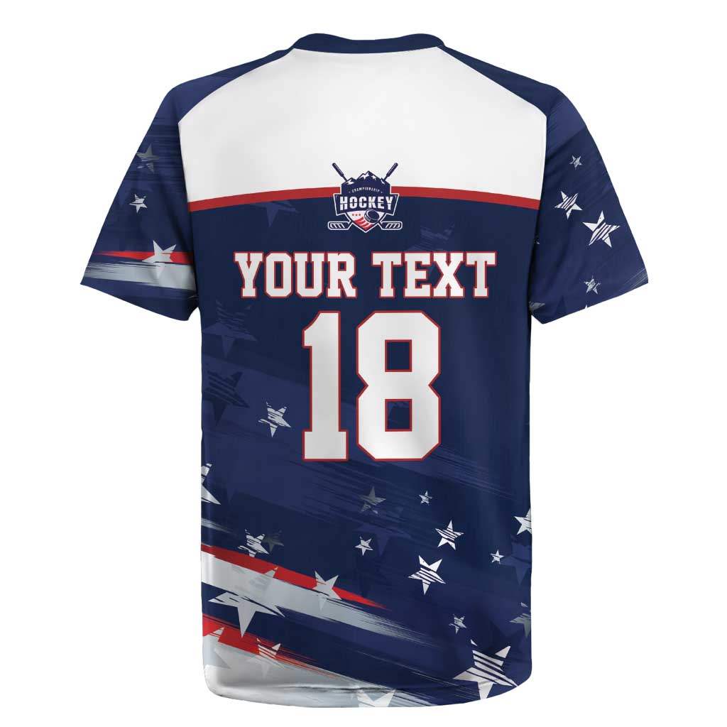 Custom USA Ice Hockey Rugby Jersey American Power 2026 Edition