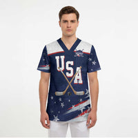 Custom USA Ice Hockey Scrub Top American Power 2026 Edition