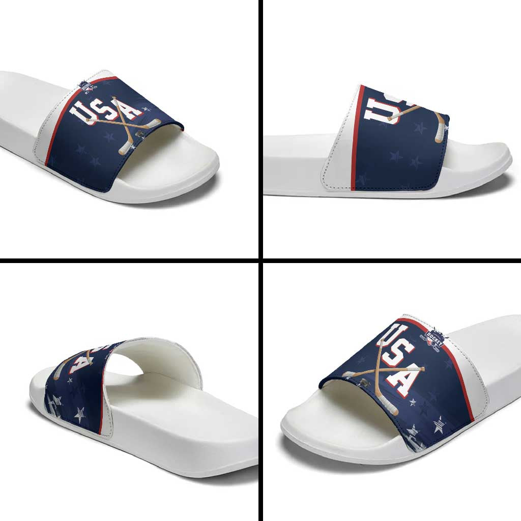 USA Ice Hockey Slide Sandals American Power 2026 Edition