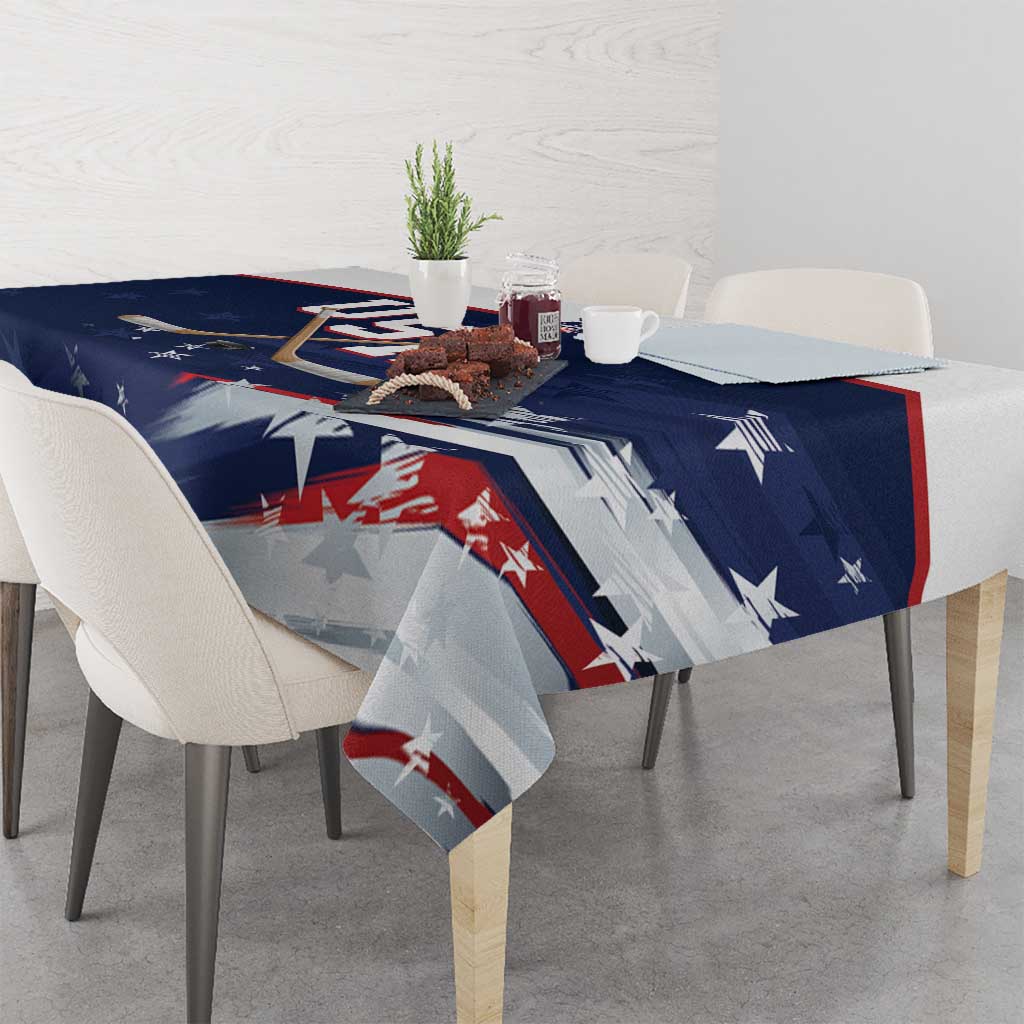 USA Ice Hockey Tablecloth American Power 2026 Edition