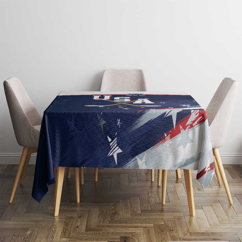 USA Ice Hockey Tablecloth American Power 2026 Edition