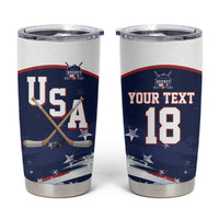 Custom USA Ice Hockey Tumbler Cup American Power 2026 Edition