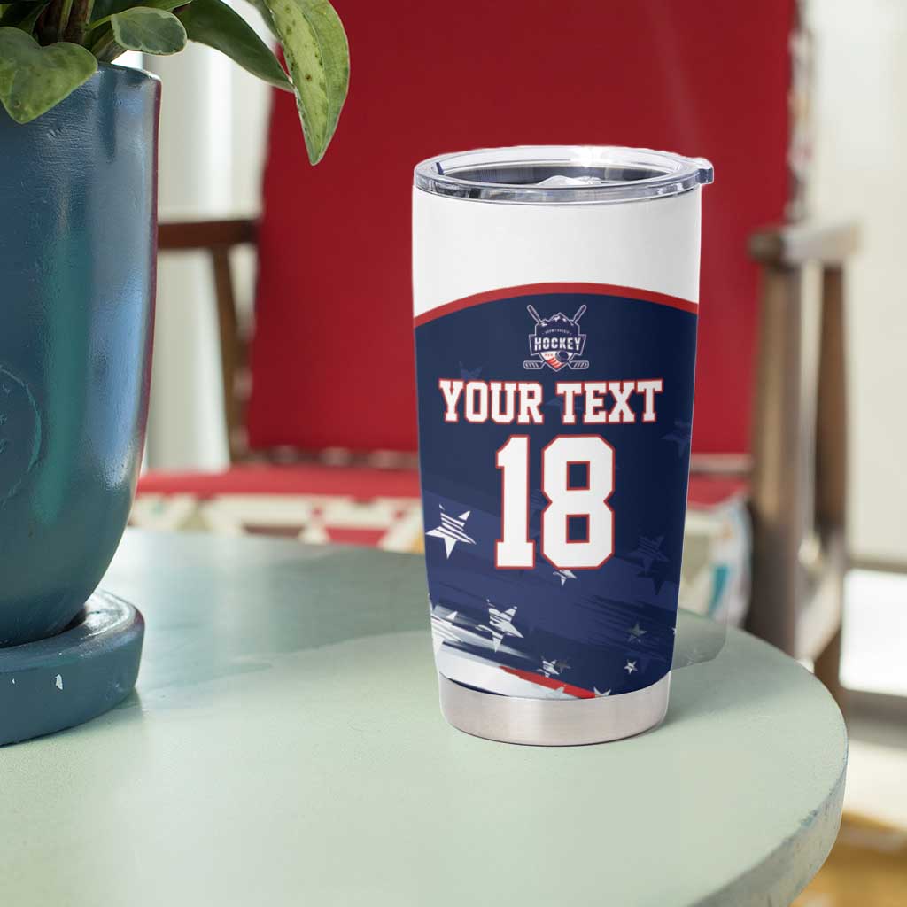 Custom USA Ice Hockey Tumbler Cup American Power 2026 Edition