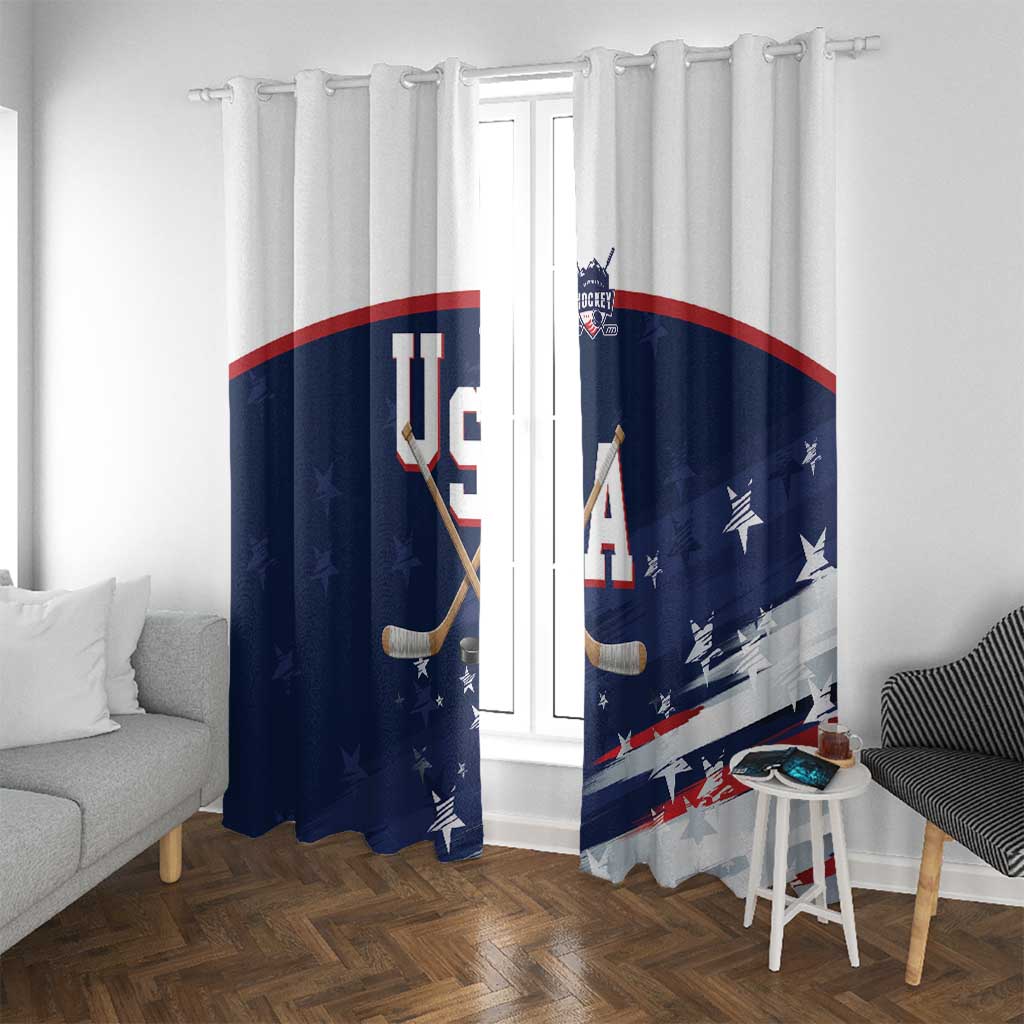 USA Ice Hockey Window Curtain American Power 2026 Edition