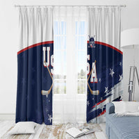 USA Ice Hockey Window Curtain American Power 2026 Edition