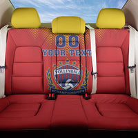 Custom Romania Volleyball Back Car Seat Cover Sporty Style