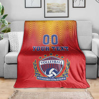 Custom Romania Volleyball Blanket Sporty Style