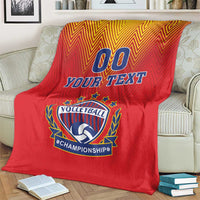 Custom Romania Volleyball Blanket Sporty Style