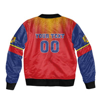 Custom Romania Volleyball Bomber Jacket Sporty Style