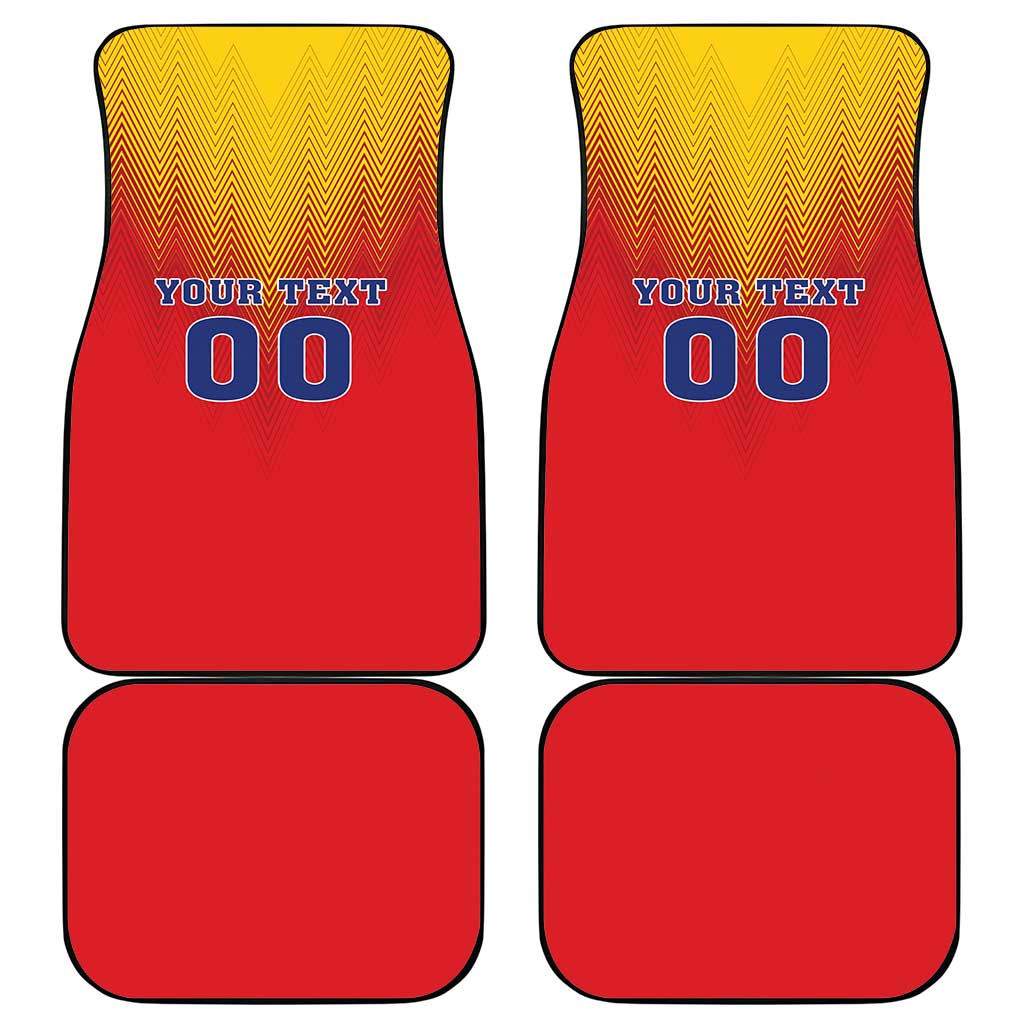 Custom Romania Volleyball Car Mats Sporty Style