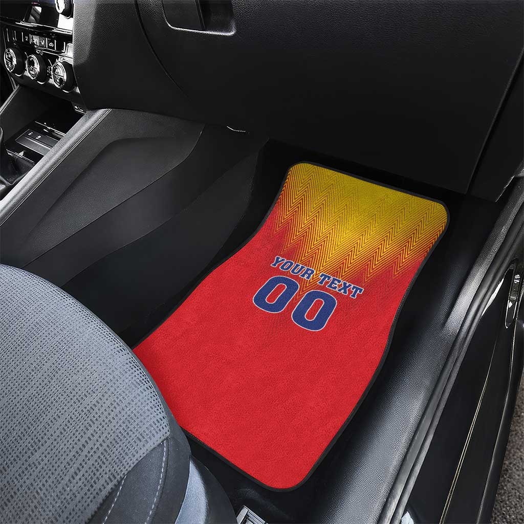 Custom Romania Volleyball Car Mats Sporty Style