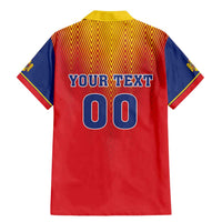 Custom Romania Volleyball Family Matching Mermaid Dress and Hawaiian Shirt Sporty Style