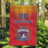 Custom Romania Volleyball Garden Flag Sporty Style