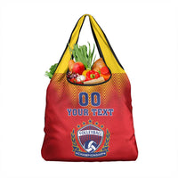 Custom Romania Volleyball Grocery Bag Sporty Style
