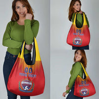 Custom Romania Volleyball Grocery Bag Sporty Style