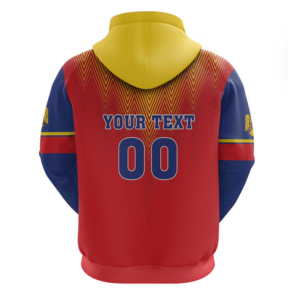 Custom Romania Volleyball Hoodie Sporty Style
